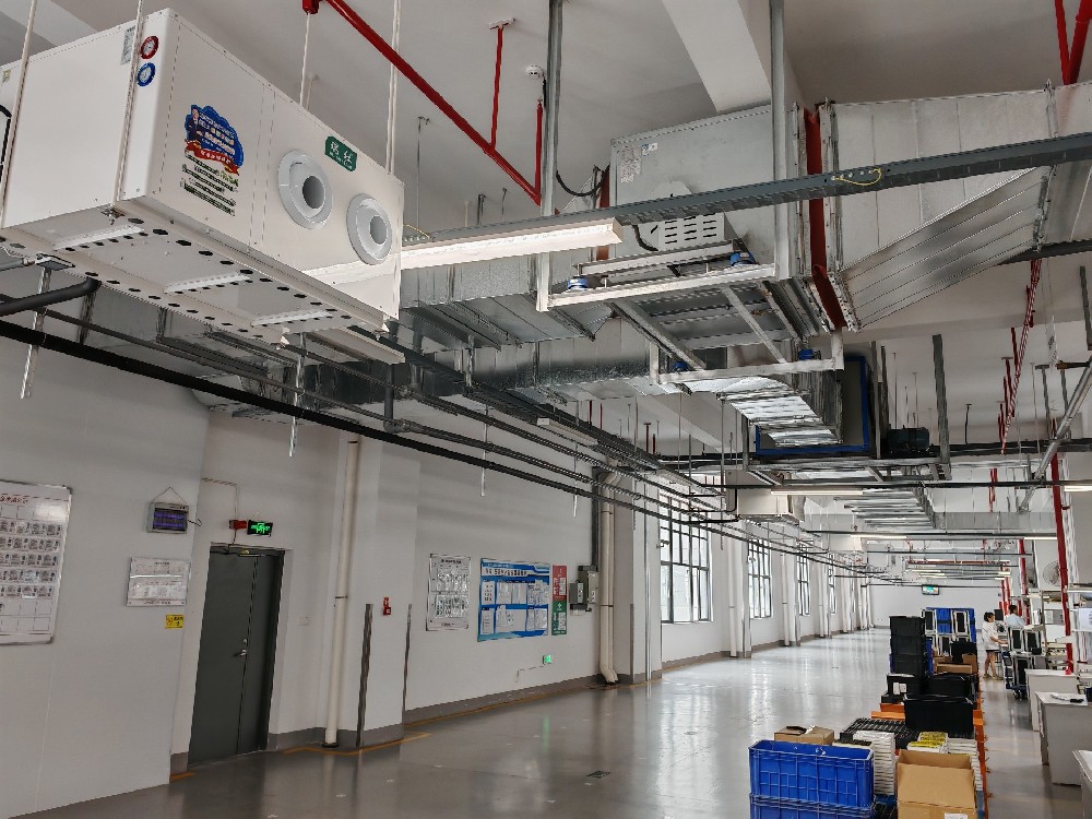 吊掛射流式風口省電空調降溫實例